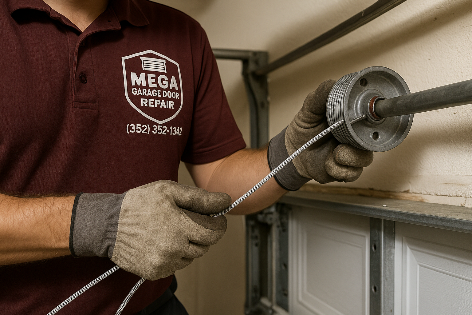 Garage Door Cable Repair in Ocala